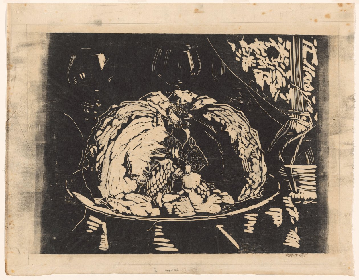 Nature morte avec plat - Reijer Stolk (signed by artist)