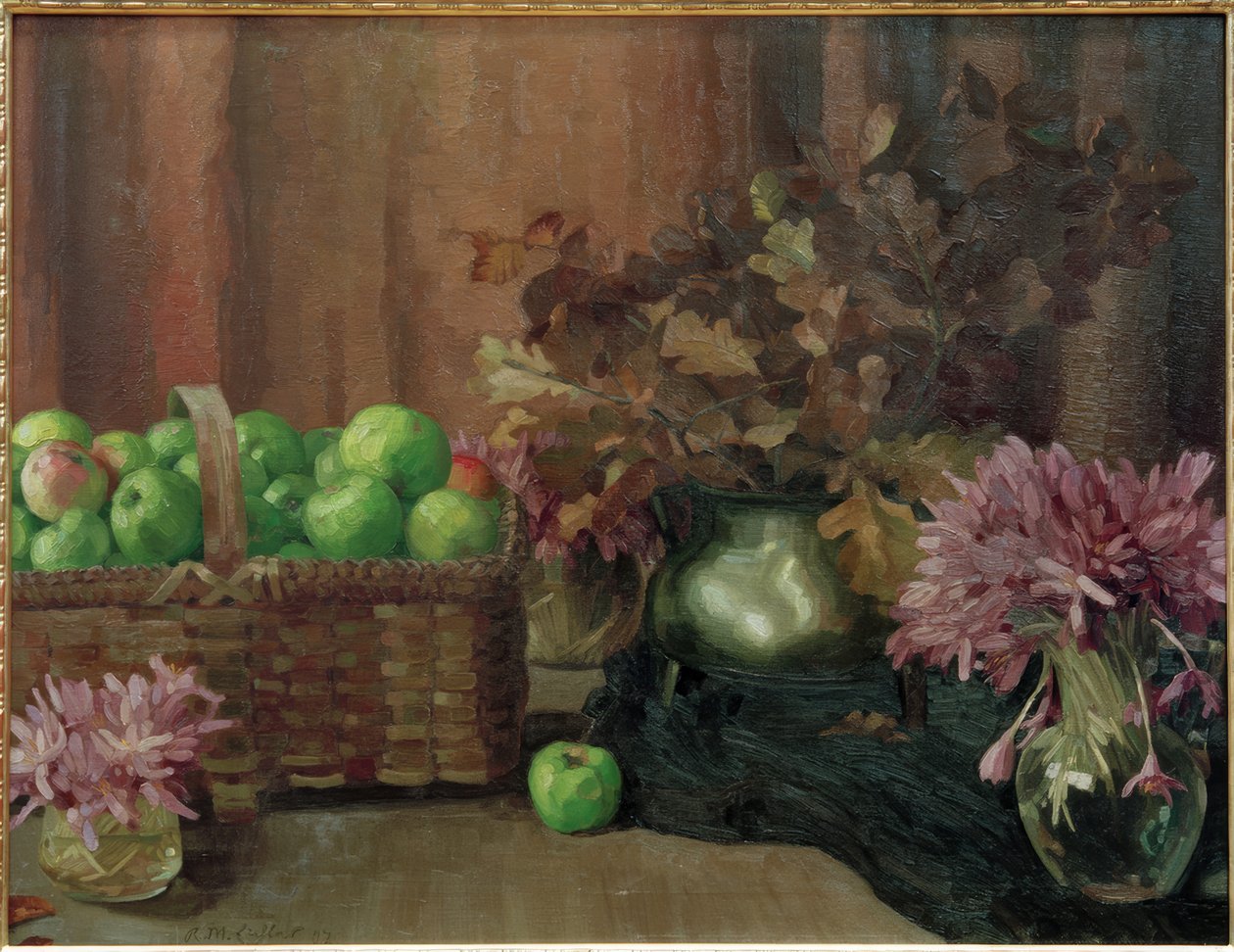 Nature morte avec pommes - Reinhold Max Eichler