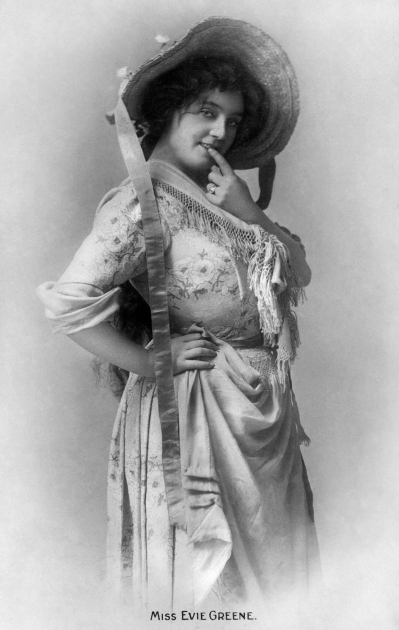 Evie Greene 1876-1917, actrice anglaise, 1905 - Reinhold Thiele