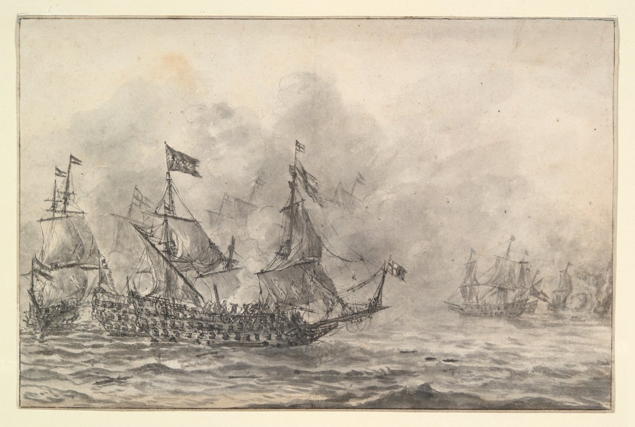 Bataille navale - Reinier Nooms
