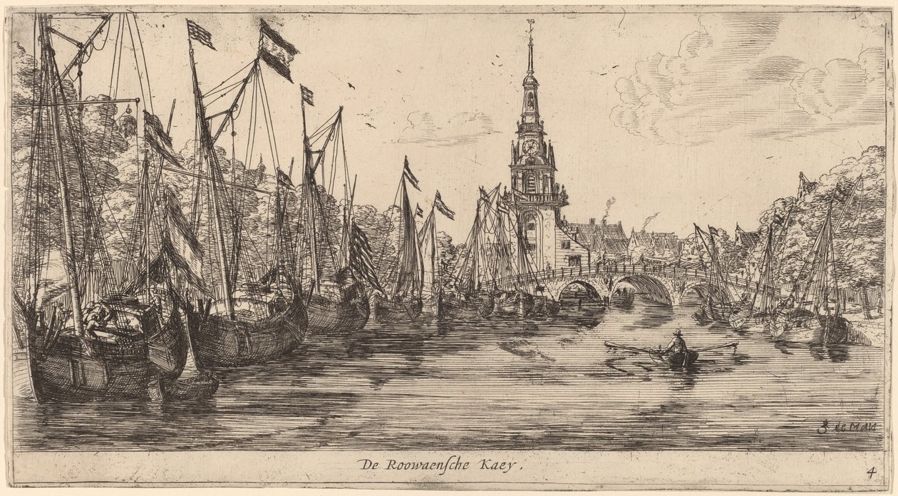 Quai de Roowaensche - Reinier Nooms, called Zeeman