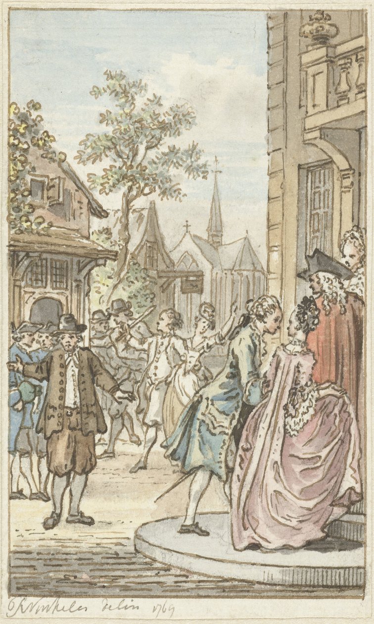 Lucas et Clarisse - Reinier Vinkeles (I)