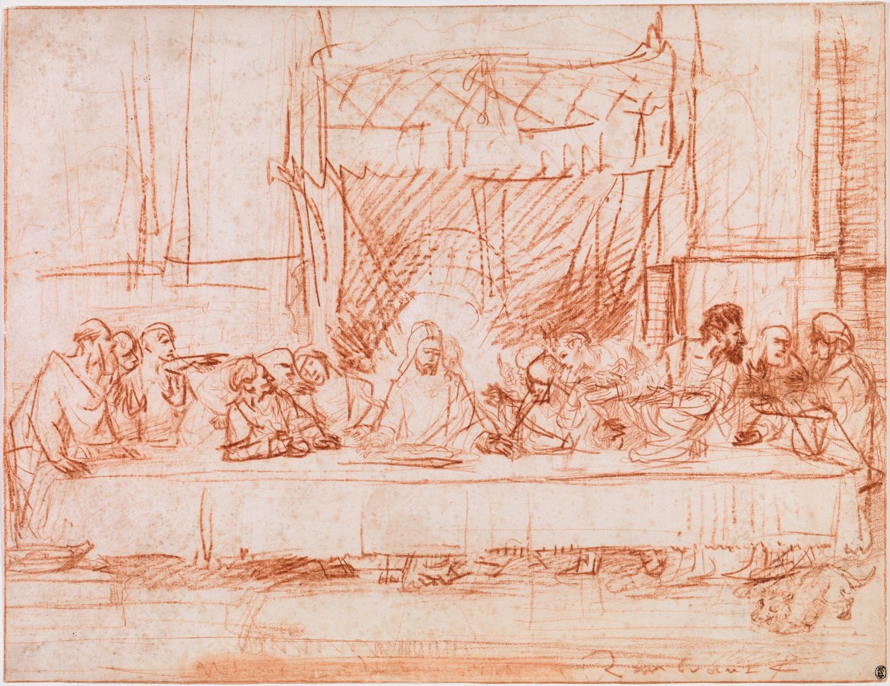 La Cène - Rembrandt van Rijn