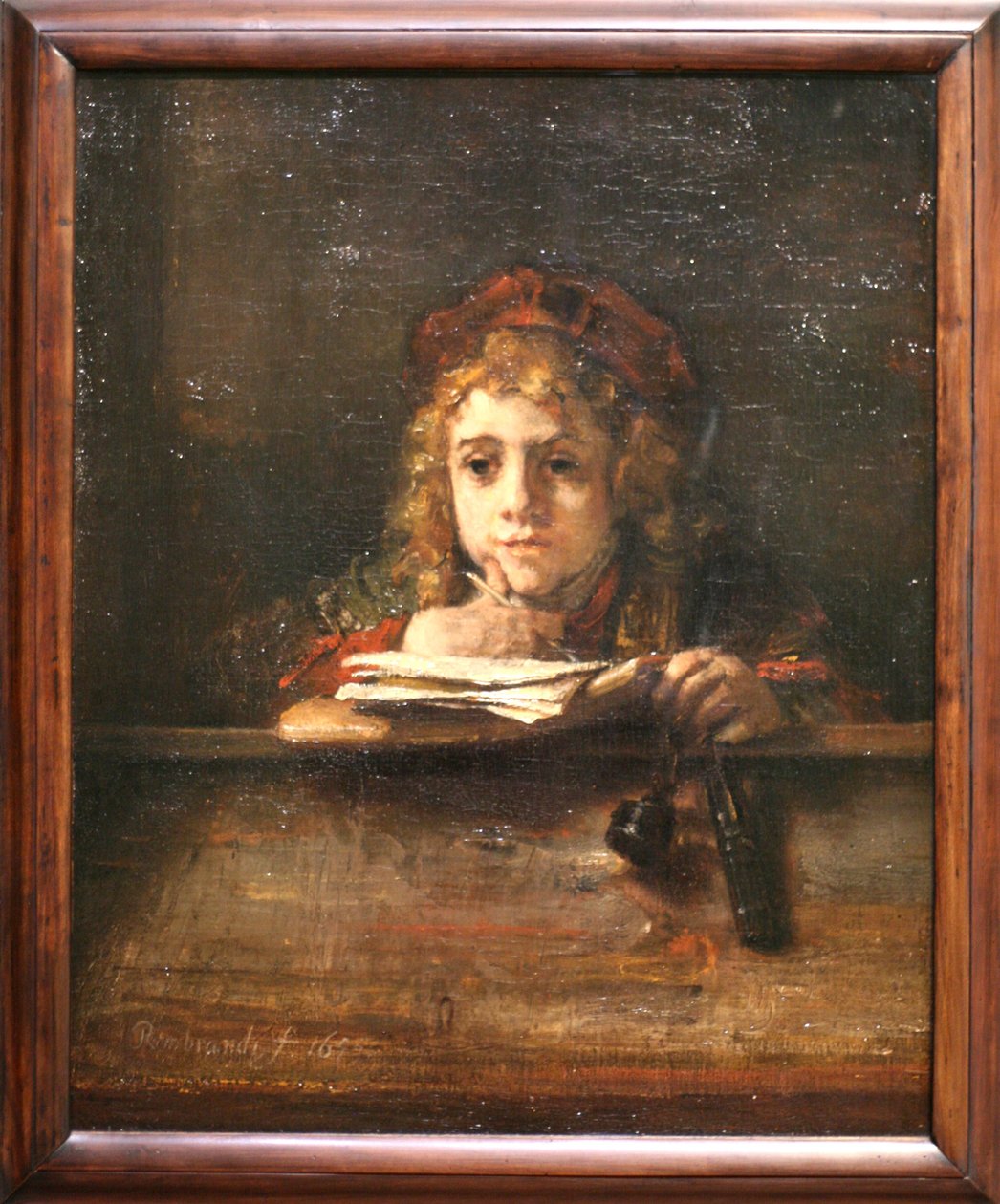 Titus à son bureau - Rembrandt van Rijn