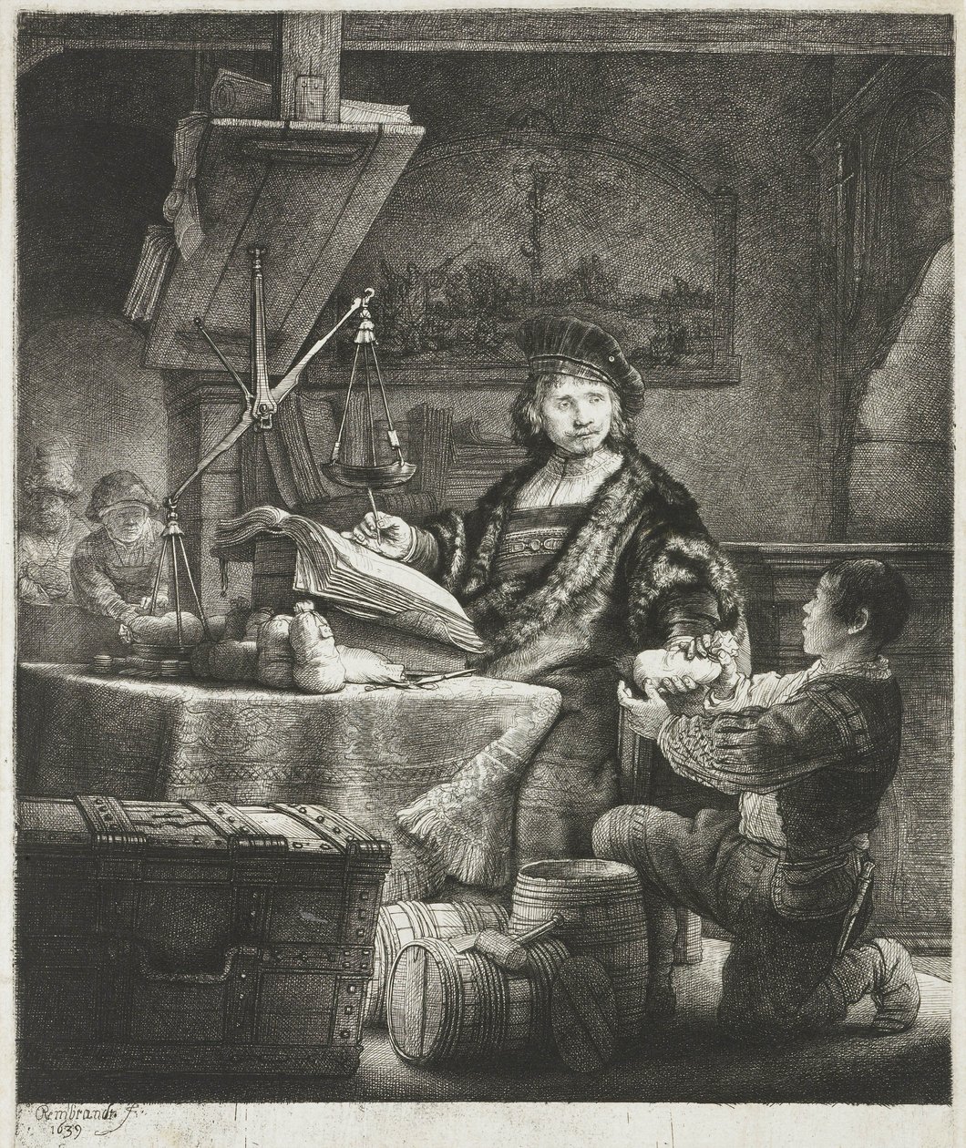 Jan Wtenbogaert, 1639 - Rembrandt van Rijn