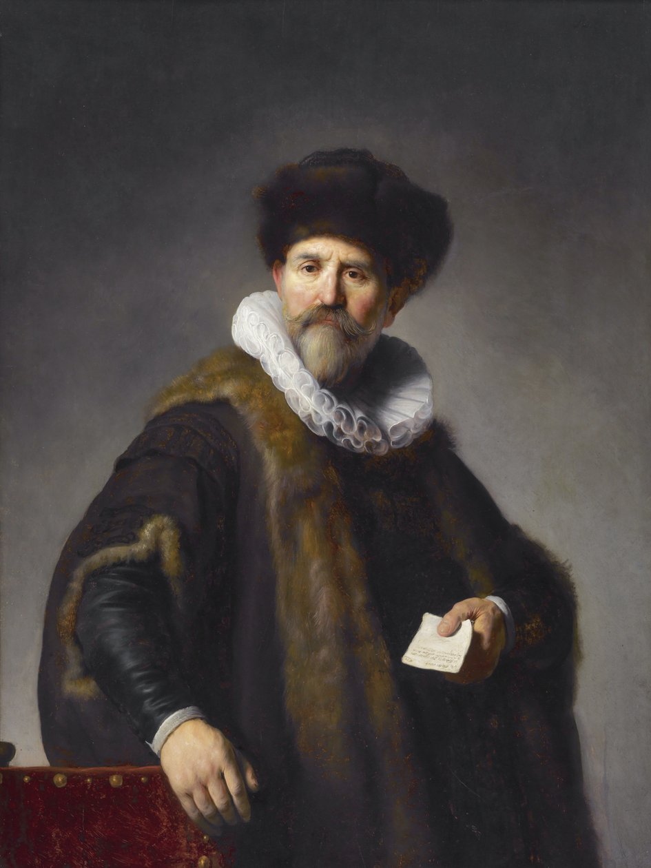 Portrait de Nicolaes Ruts - Rembrandt van Rijn