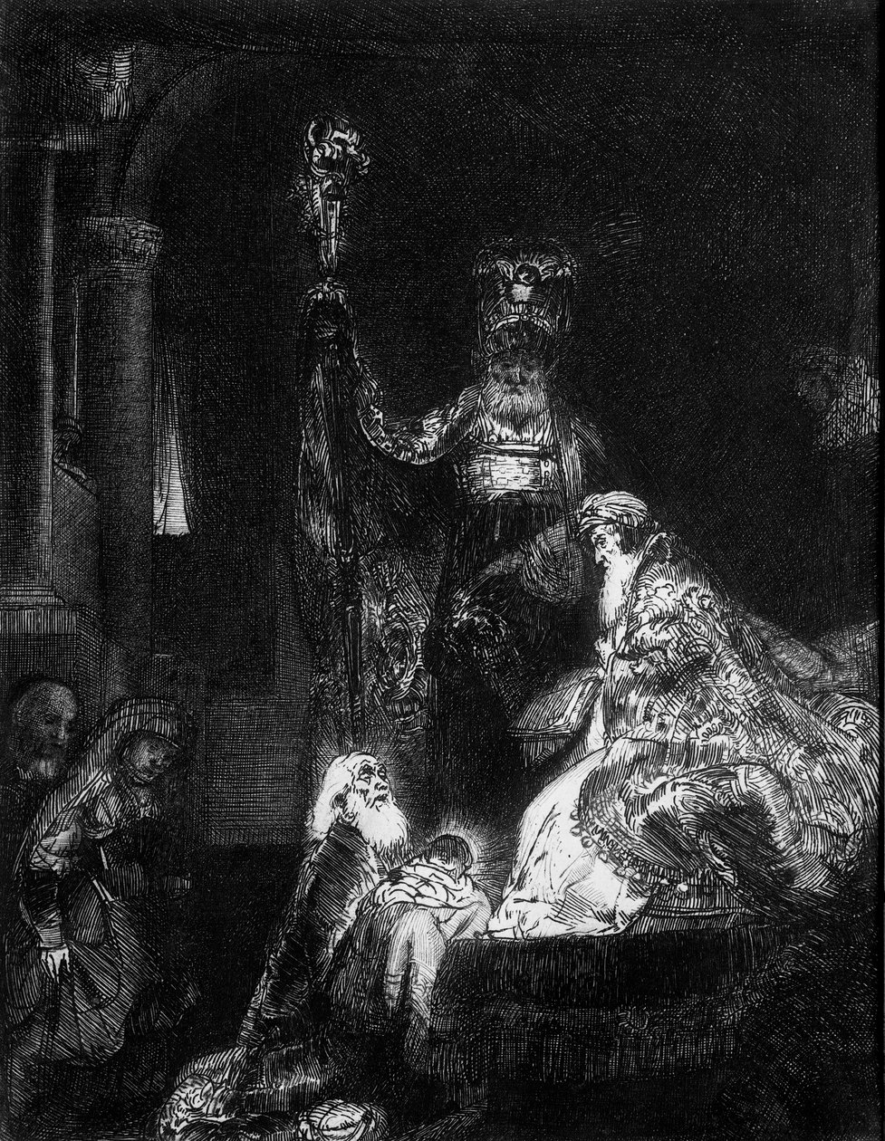 Présentation au temple, 1654 - Rembrandt van Rijn