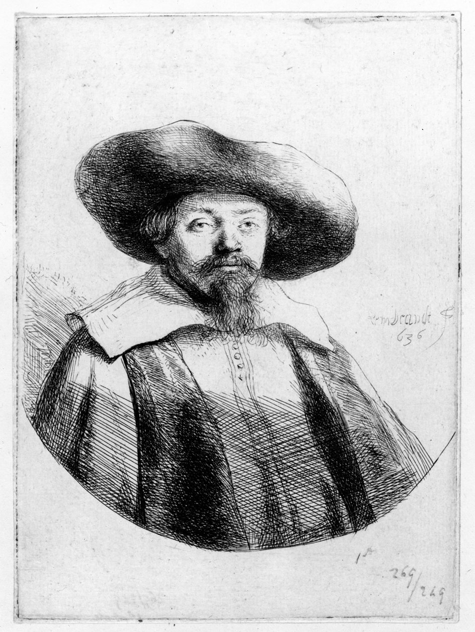 Samuel Manasseh Ben Israel, 1636 - Rembrandt van Rijn