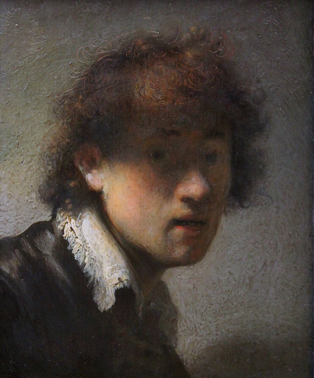Autoportrait à un jeune âge - Rembrandt van Rijn