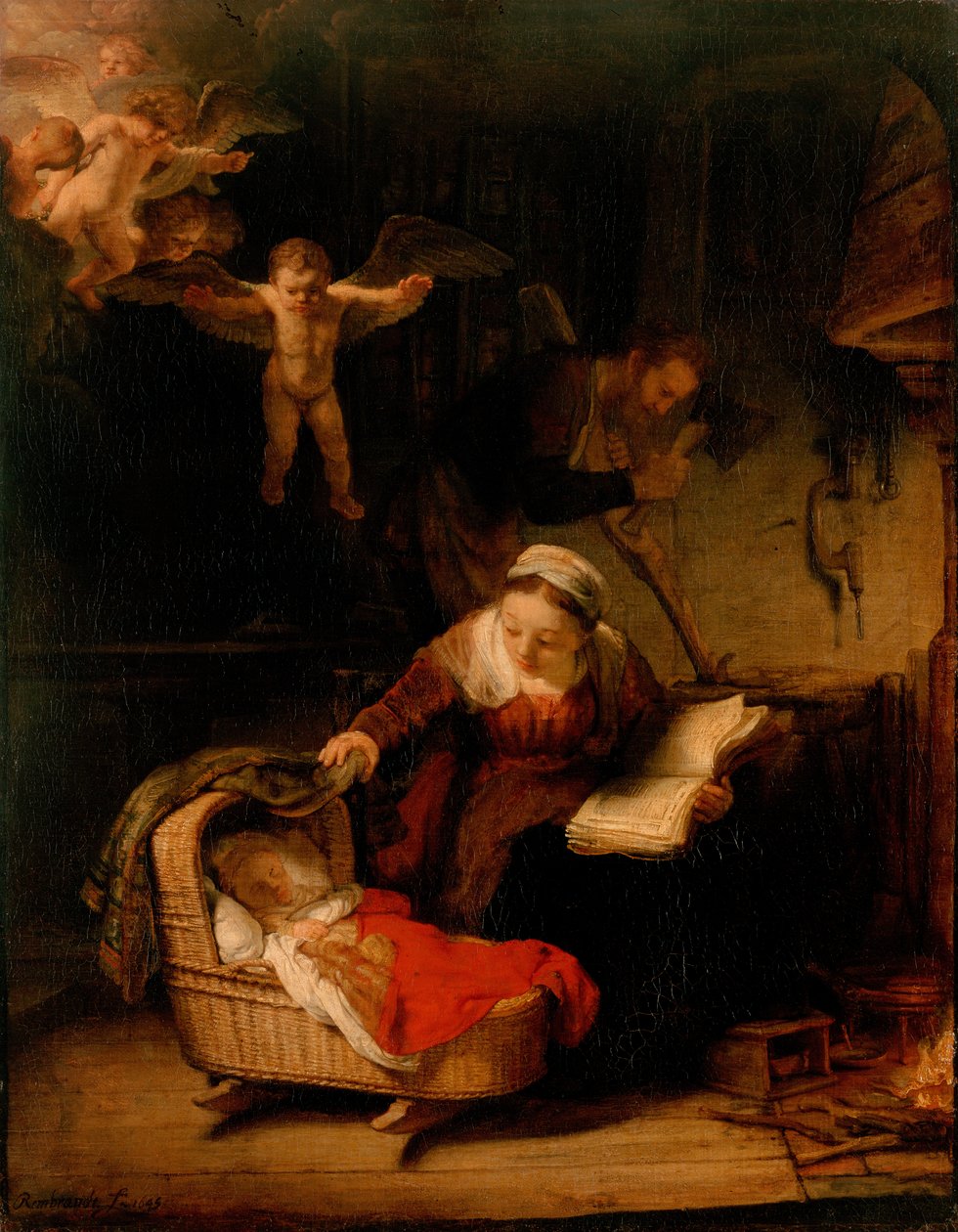 La Sainte Famille - Rembrandt van Rijn