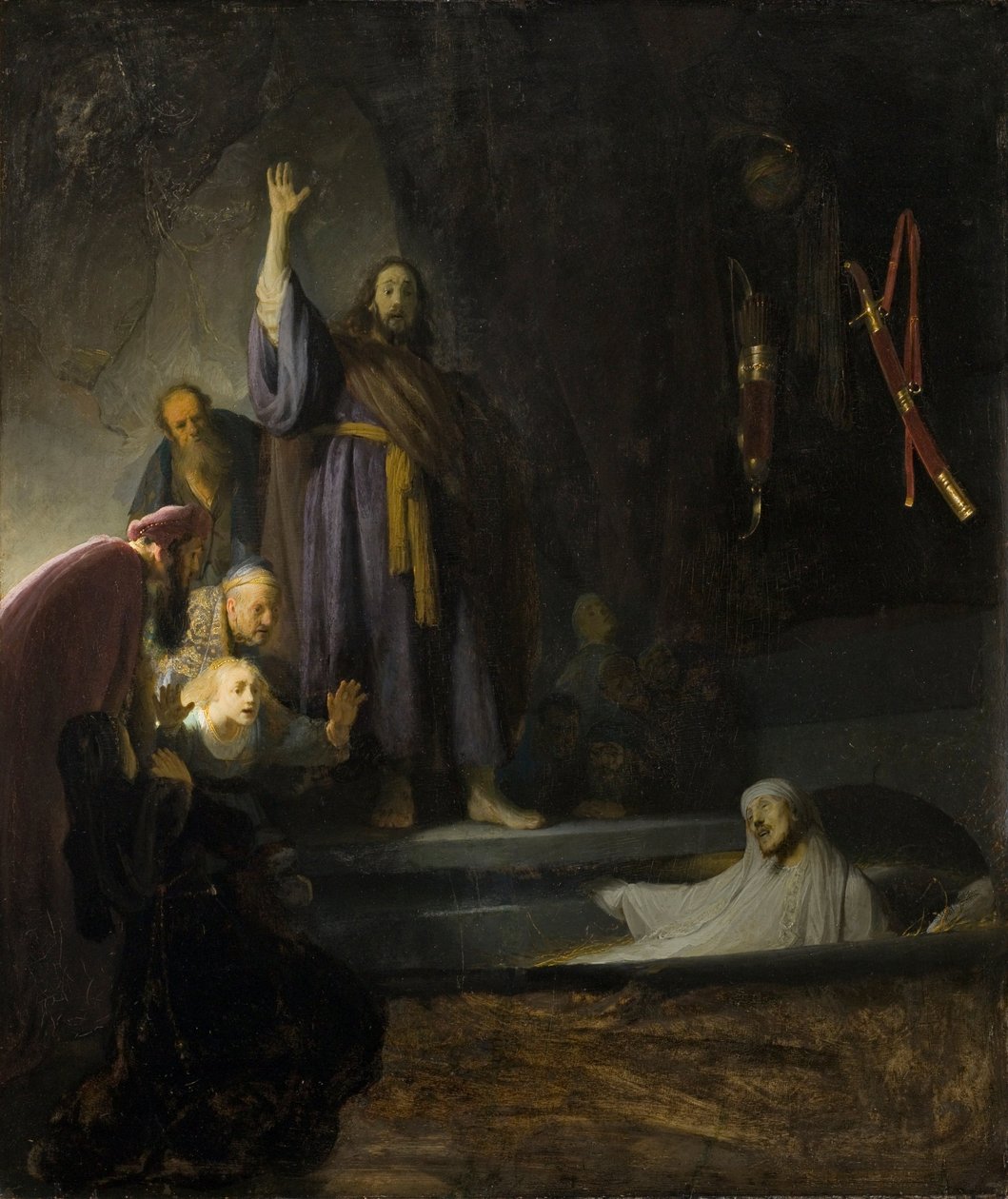 La Résurrection de Lazare - Rembrandt van Rijn