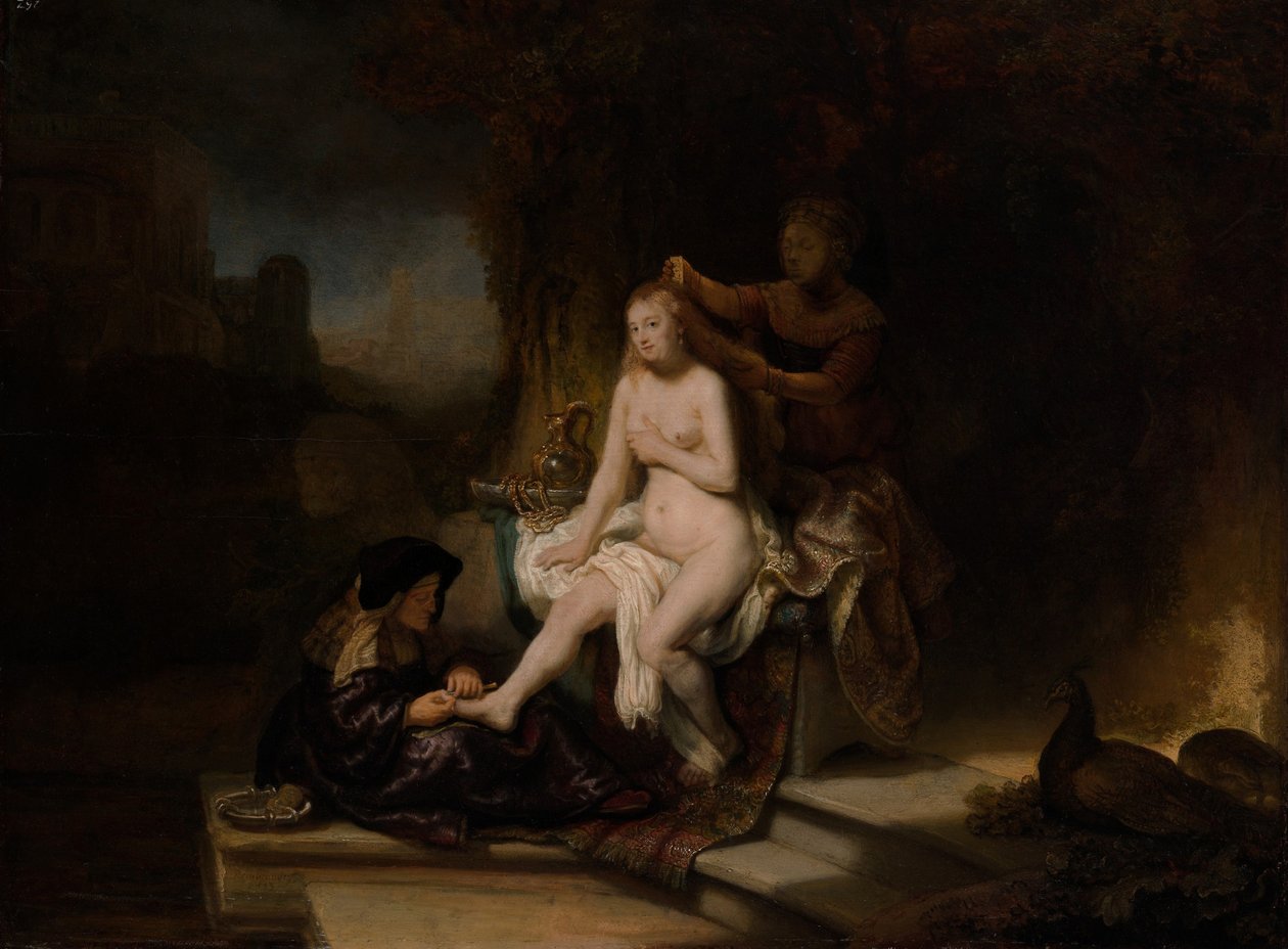 La toilette de Bethsabée - Rembrandt van Rijn