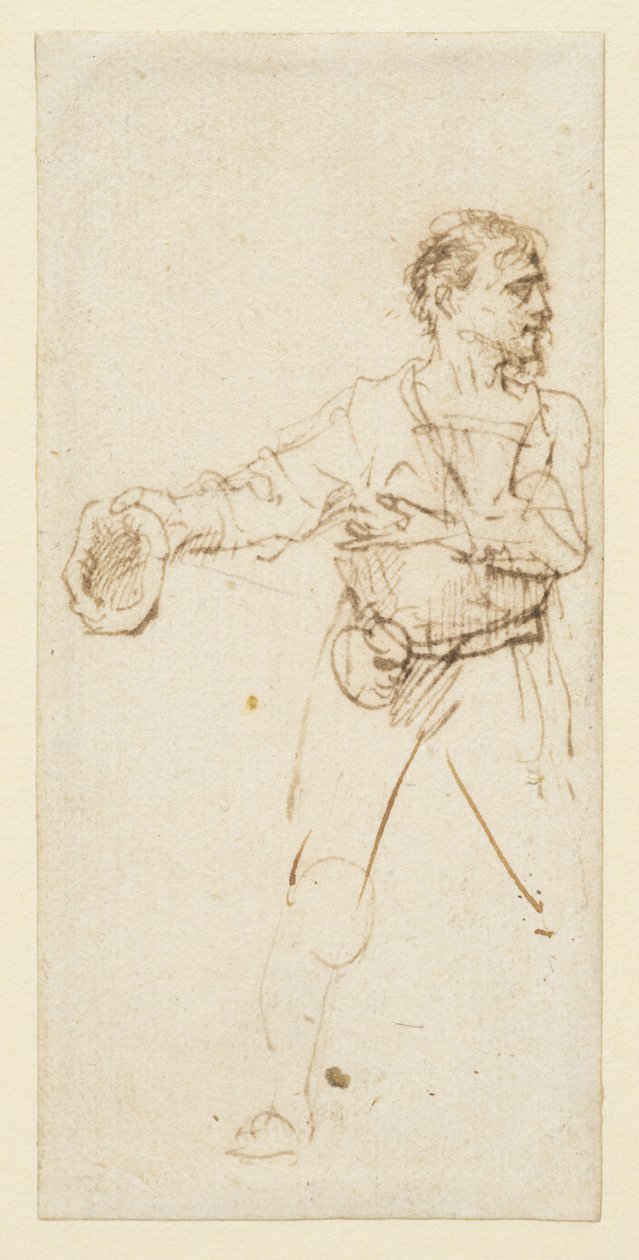 Homme debout, vers 1634 - Rembrandt van Rijn