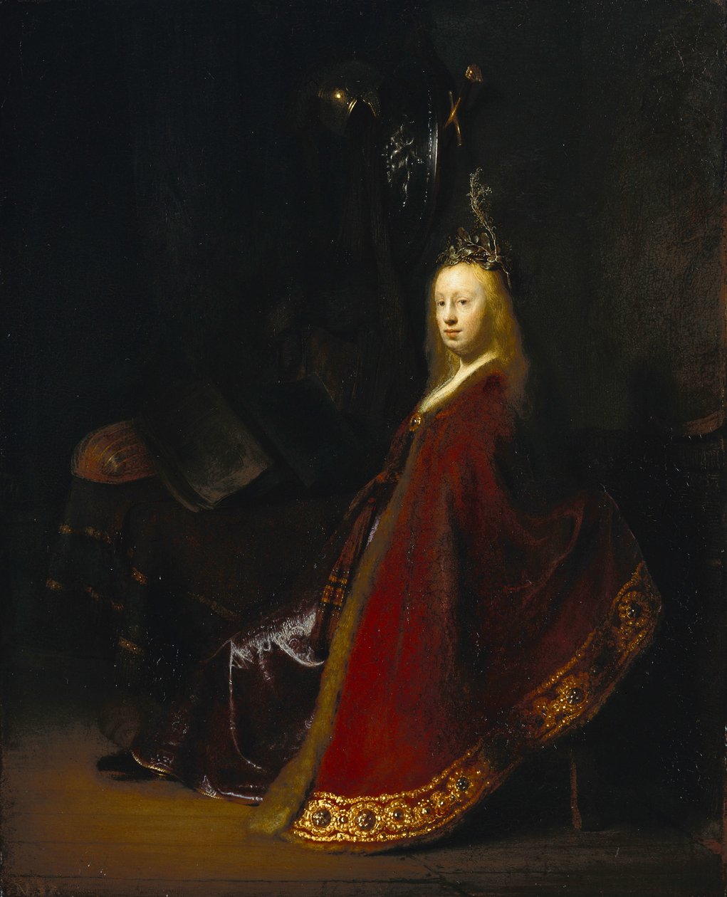 Minerve, 1631 - Rembrandt van Rijn