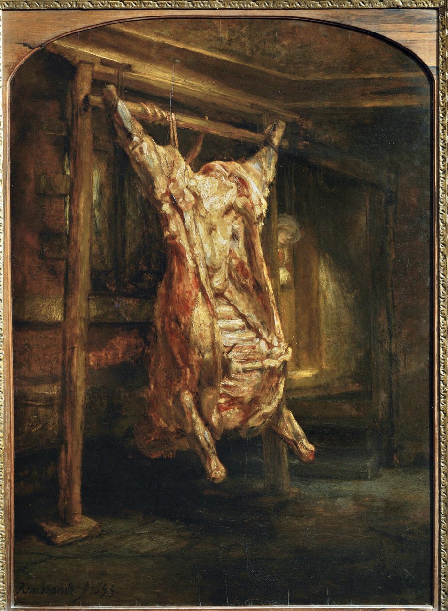 Le bœuf abattu ... - Rembrandt Harmensz. van Rijn
