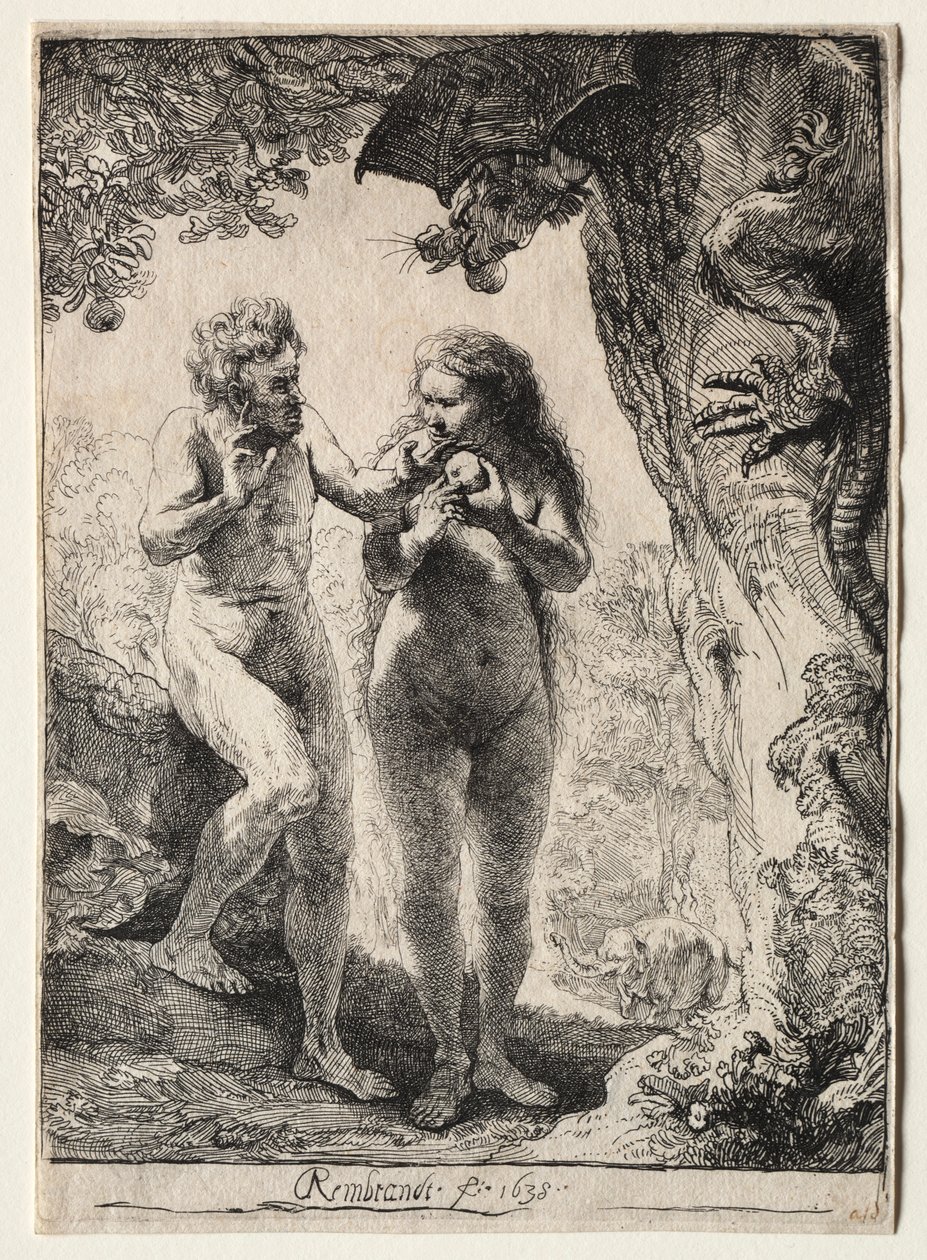 Adam et Ève, 1638 - Rembrandt van Rijn