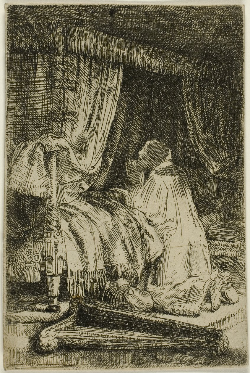 David en prière - Rembrandt van Rijn