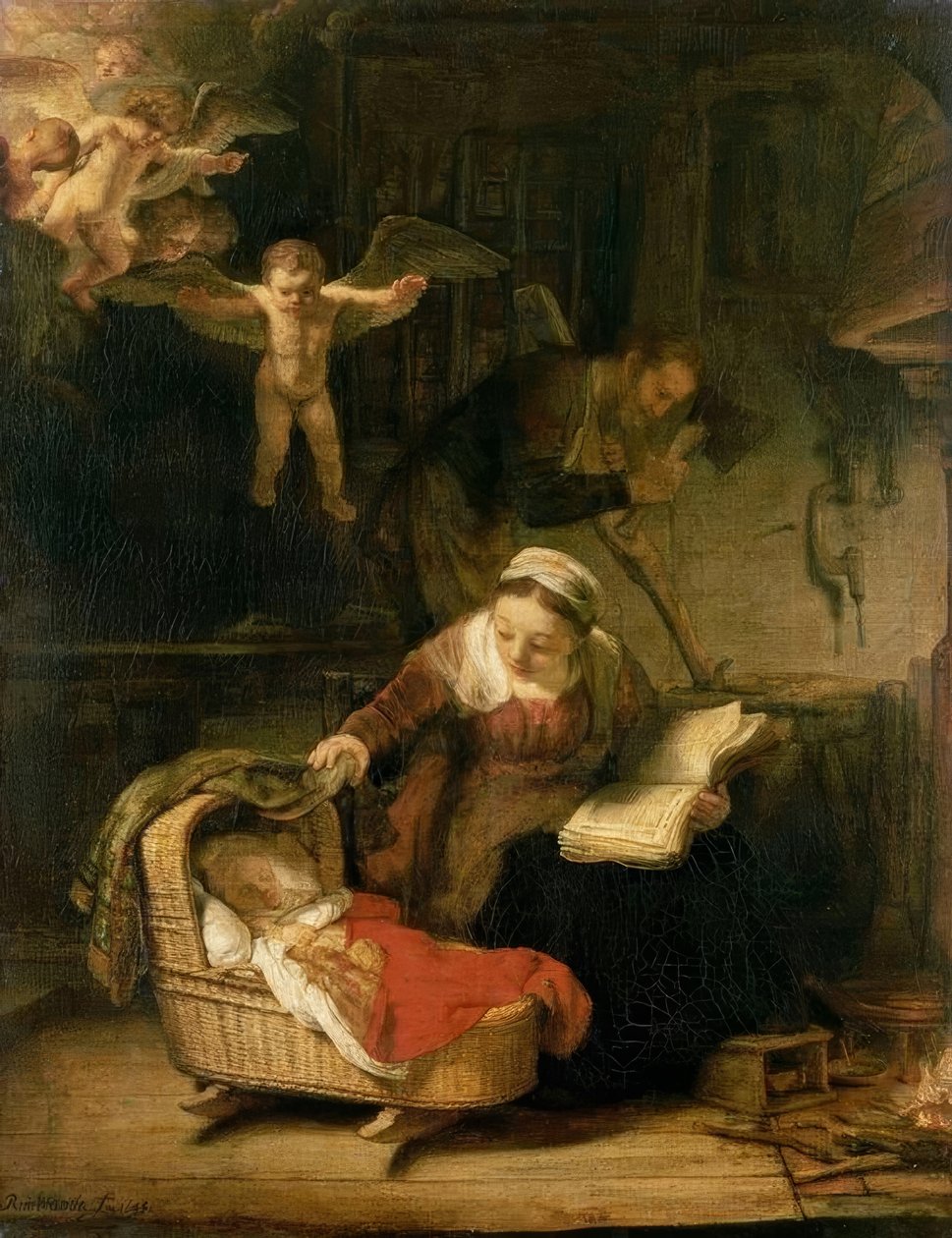 La Sainte Famille - Rembrandt van Rijn