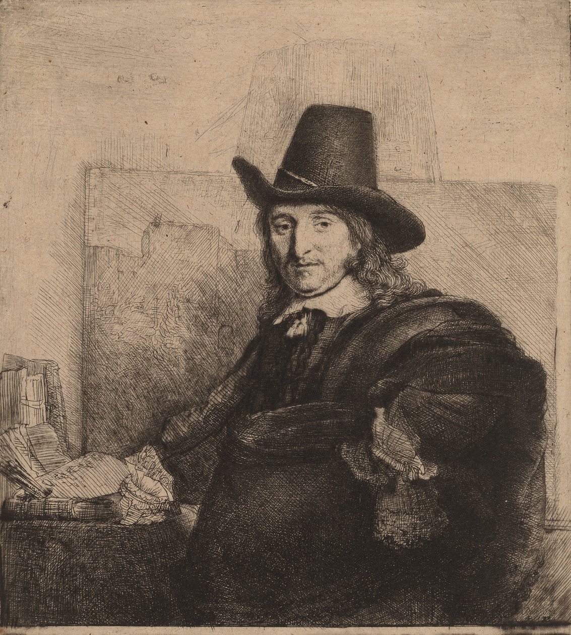 Jan Asselijn, vers 1647 - Rembrandt van Rijn
