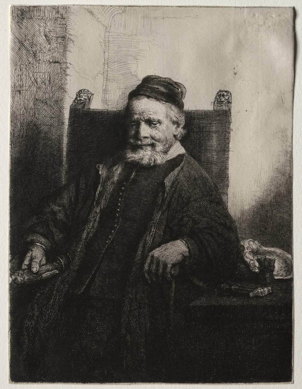 Jan Lutma, orfèvre, 1656 - Rembrandt van Rijn