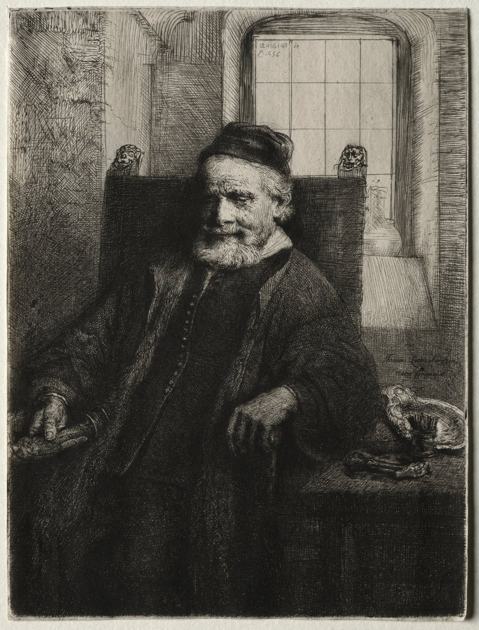 Jan Lutma, orfèvre, 1656 - Rembrandt van Rijn