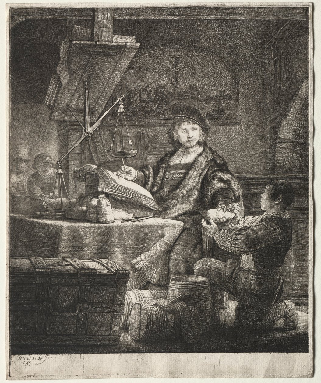 Jan Uytenbogaert, 1639 - Rembrandt van Rijn