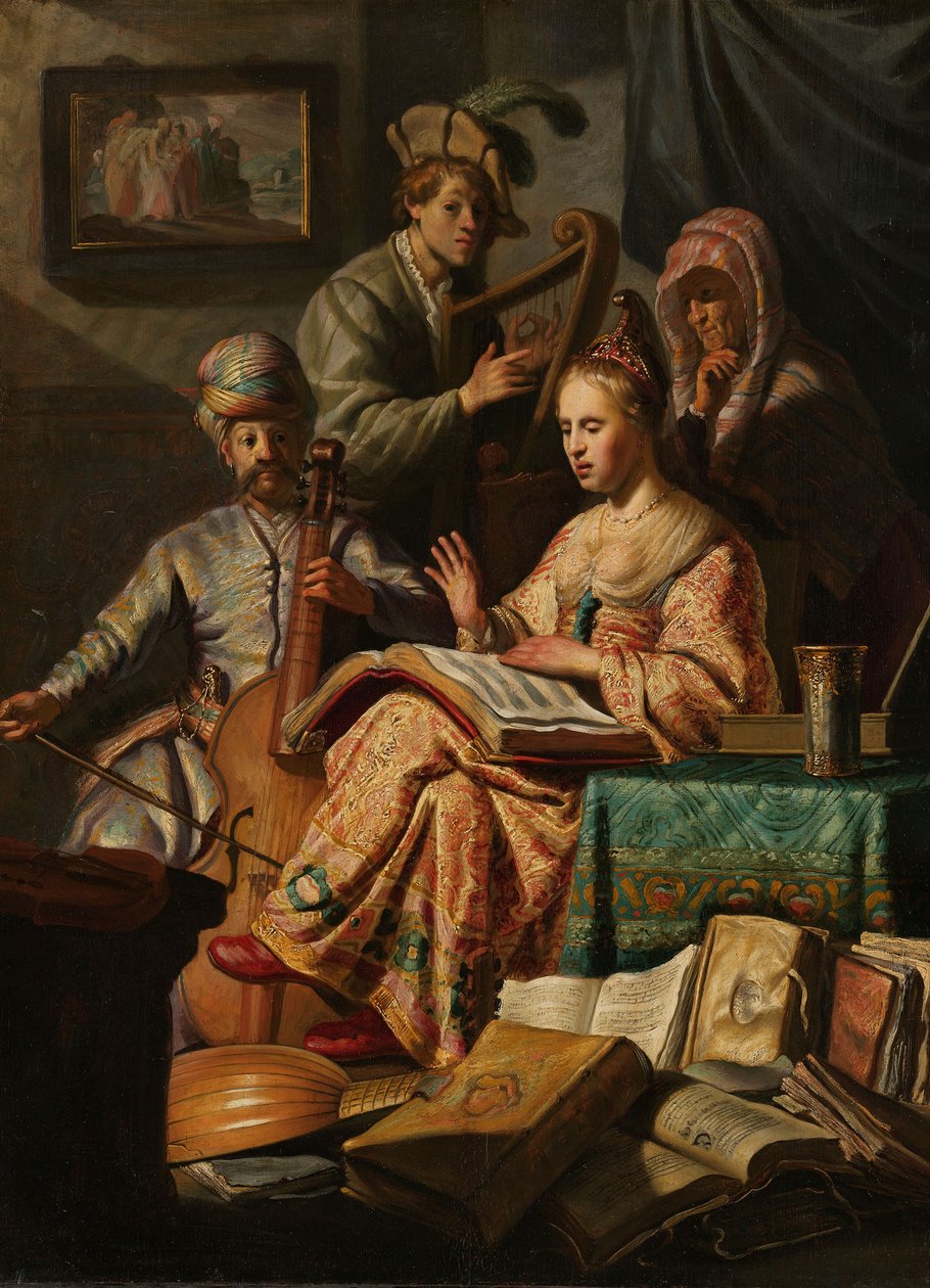 Compagnie musicale, 1626 - Rembrandt van Rijn