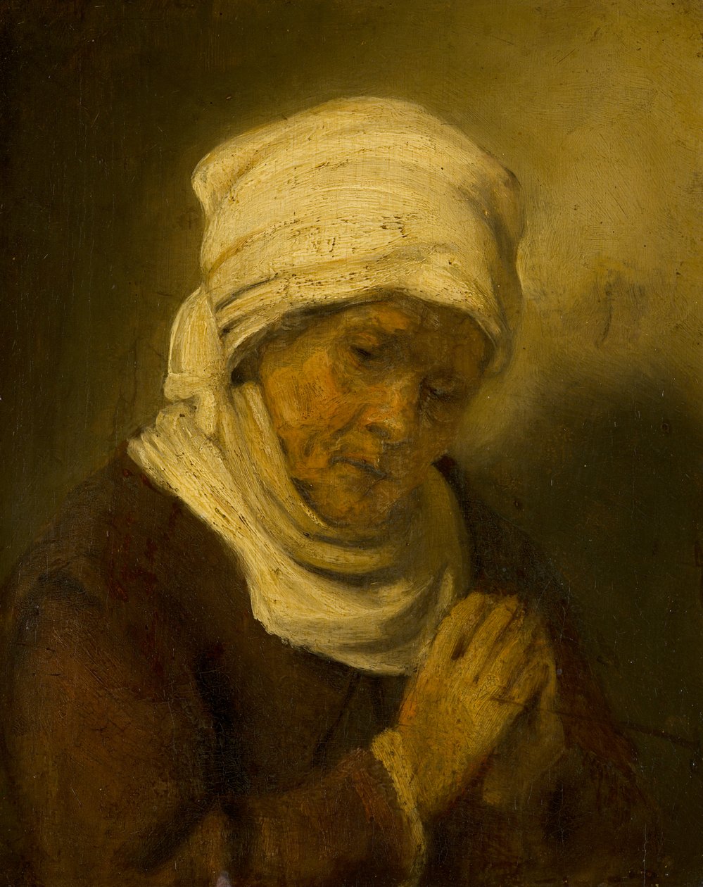 Femme en prière, vers 1660 - Rembrandt van Rijn