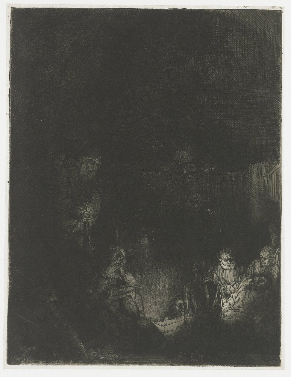 La Mise au tombeau - Rembrandt van Rijn