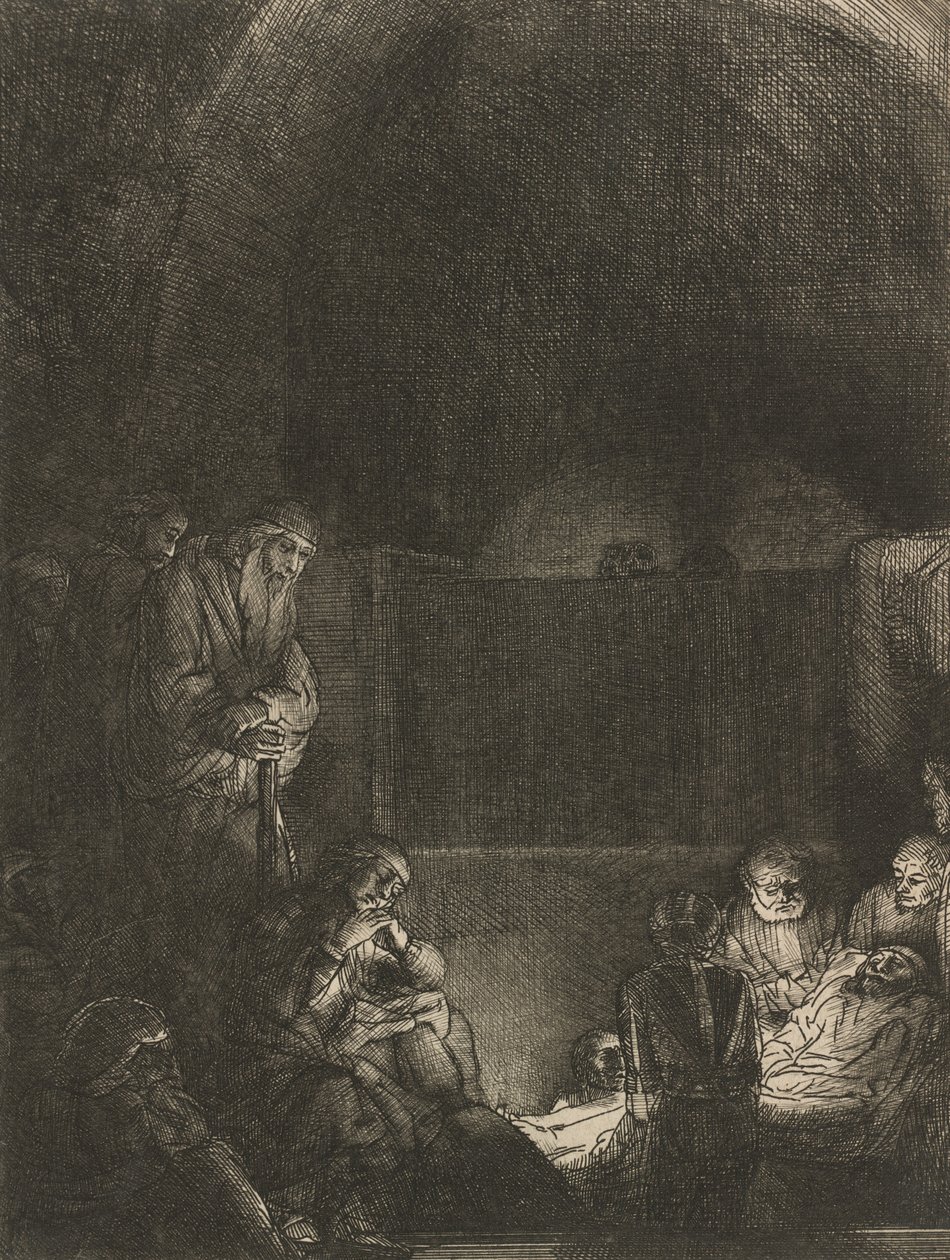 La Mise au tombeau, vers 1654 - Rembrandt van Rijn