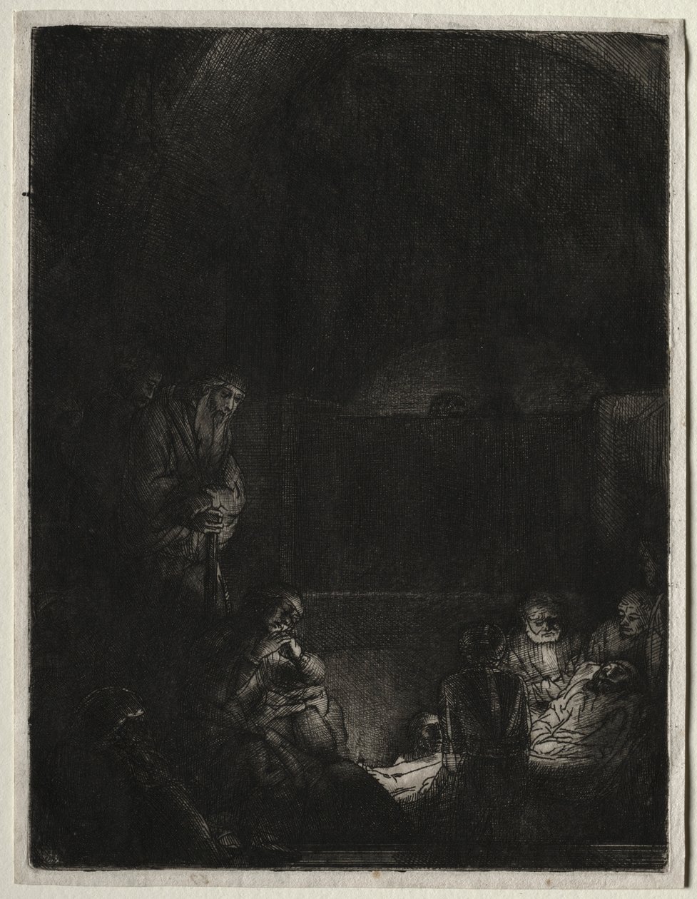 La Mise au Tombeau, vers 1654 - Rembrandt van Rijn