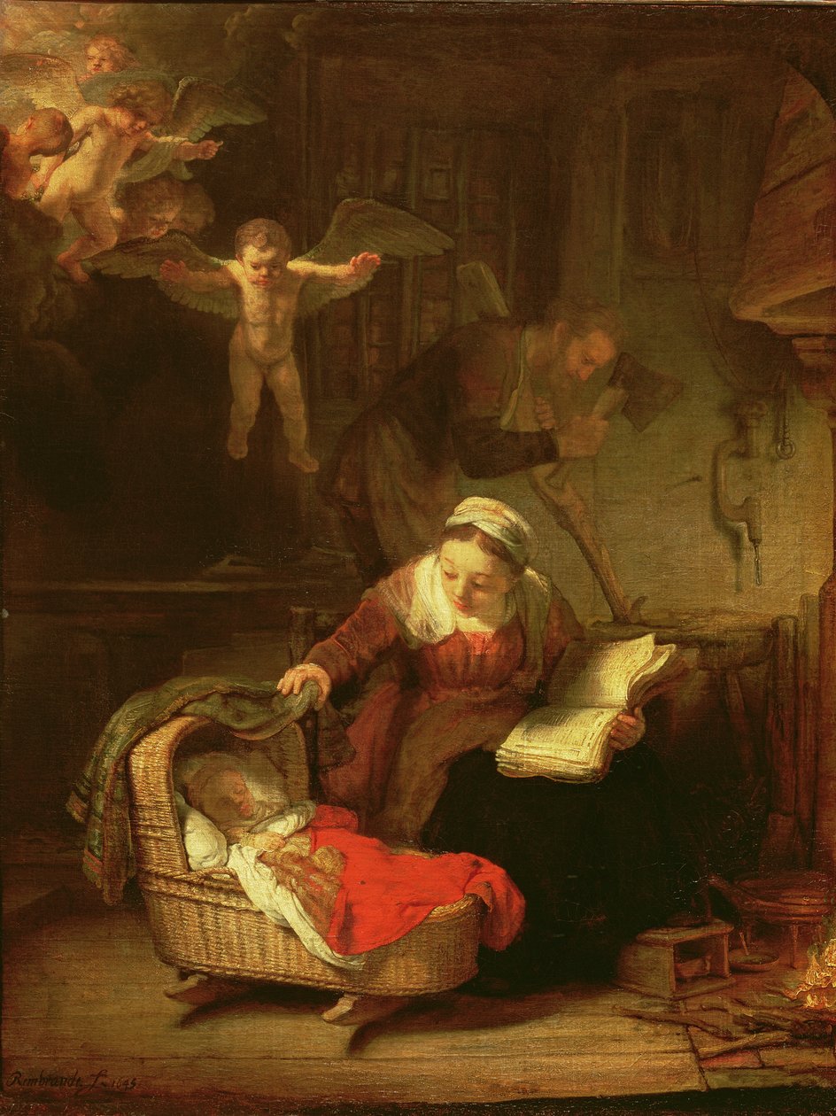 La Sainte Famille, c.1645 - Rembrandt van Rijn