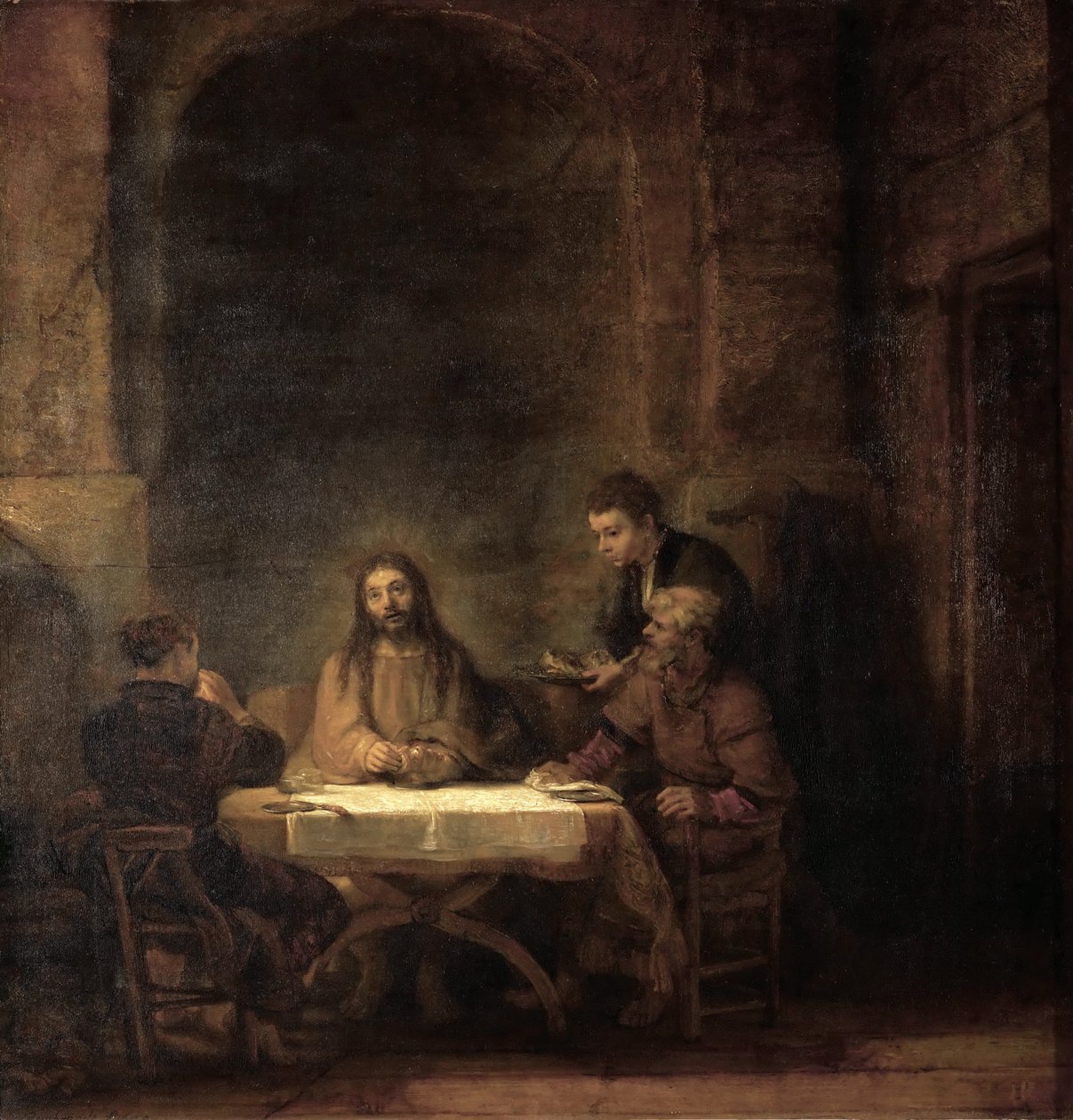 Le Souper à Emmaüs - Rembrandt van Rijn