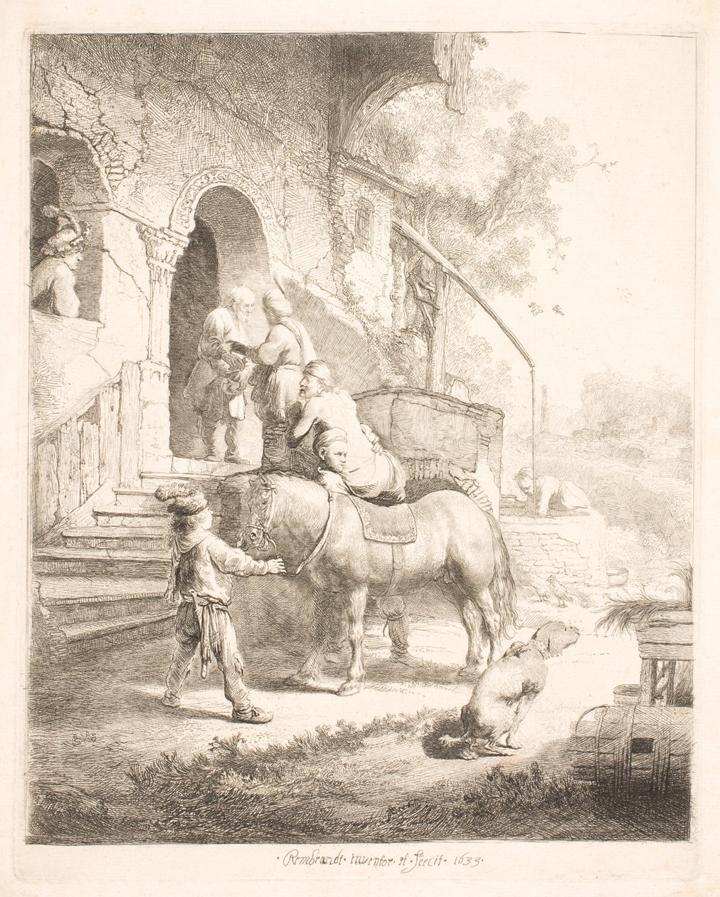 Le bon Samaritain - Rembrandt van Rijn