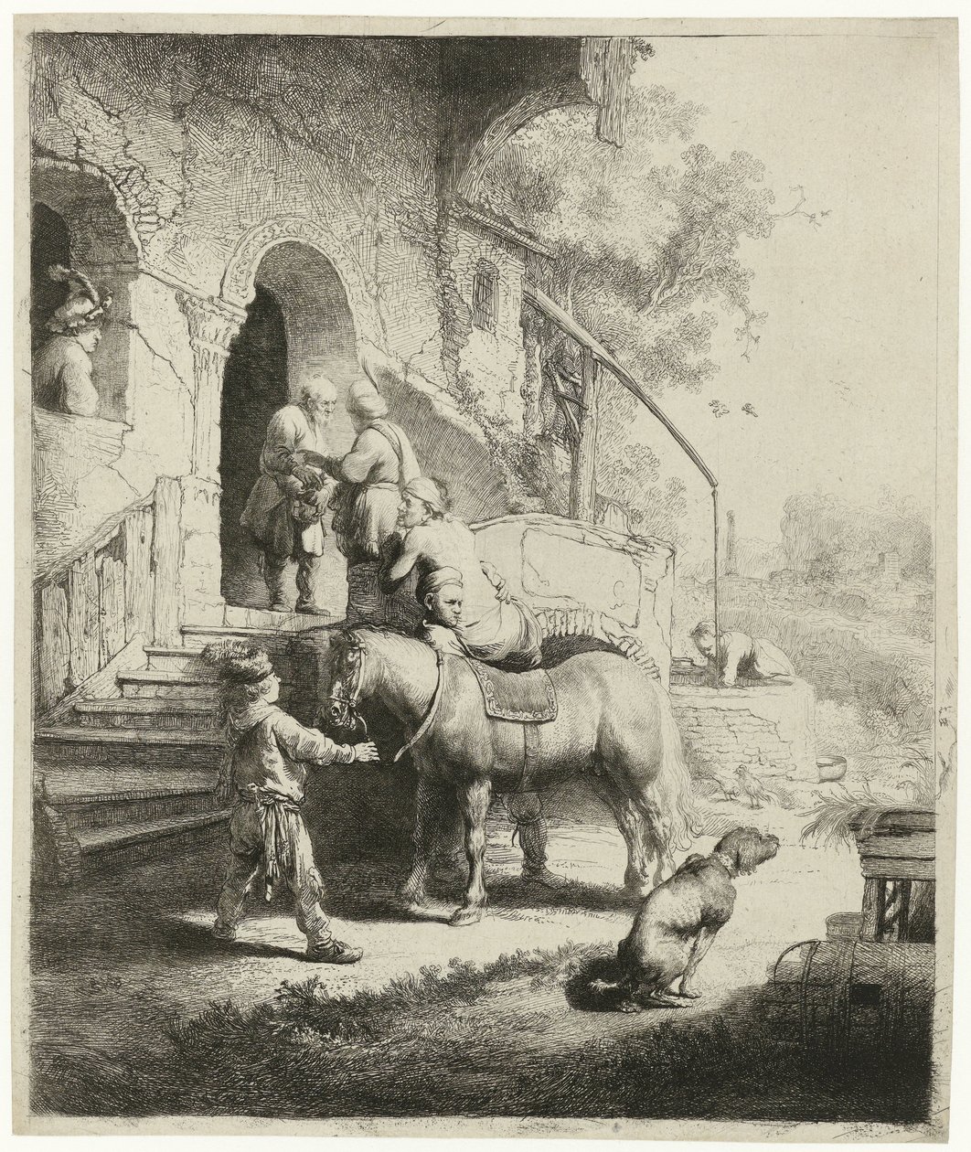 Le bon Samaritain - Rembrandt van Rijn