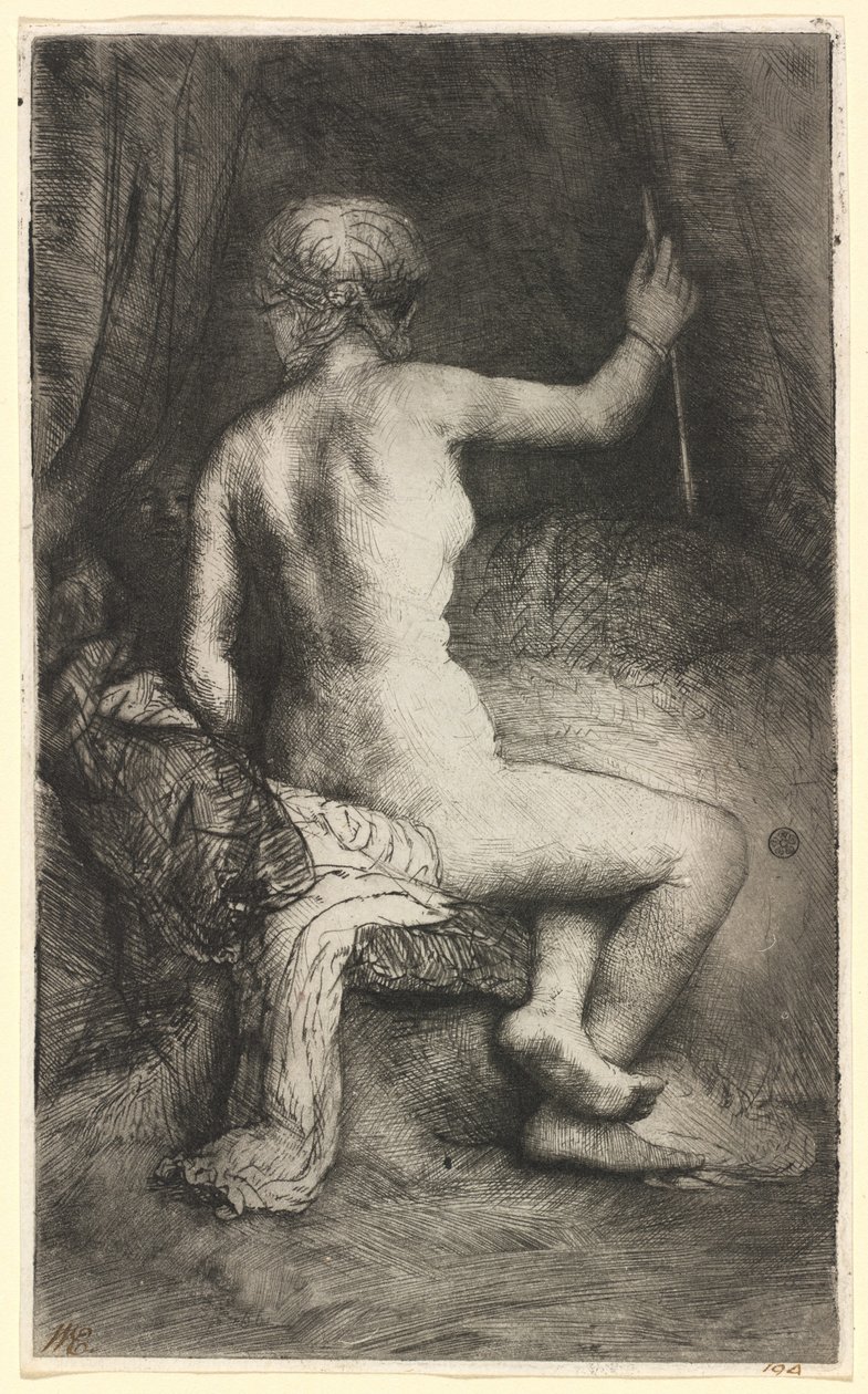 Femme avec la flèche - Rembrandt van Rijn