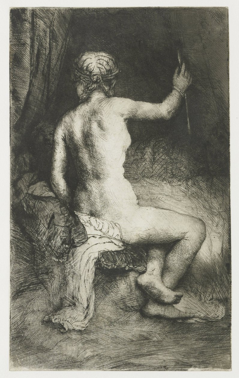 Femme avec la flèche - Rembrandt van Rijn