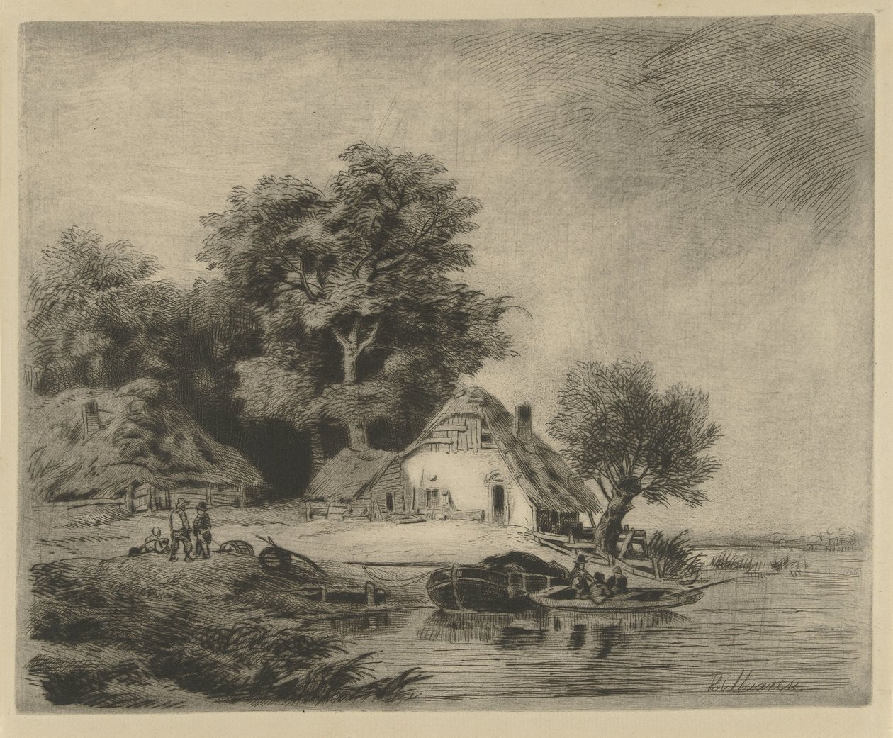 Ferme au bord de l