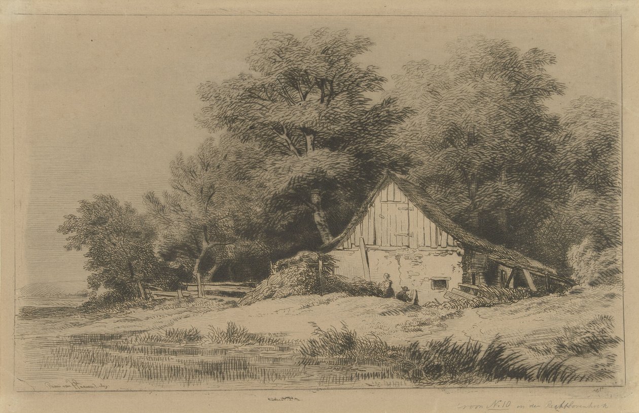 Grange au bord de l
