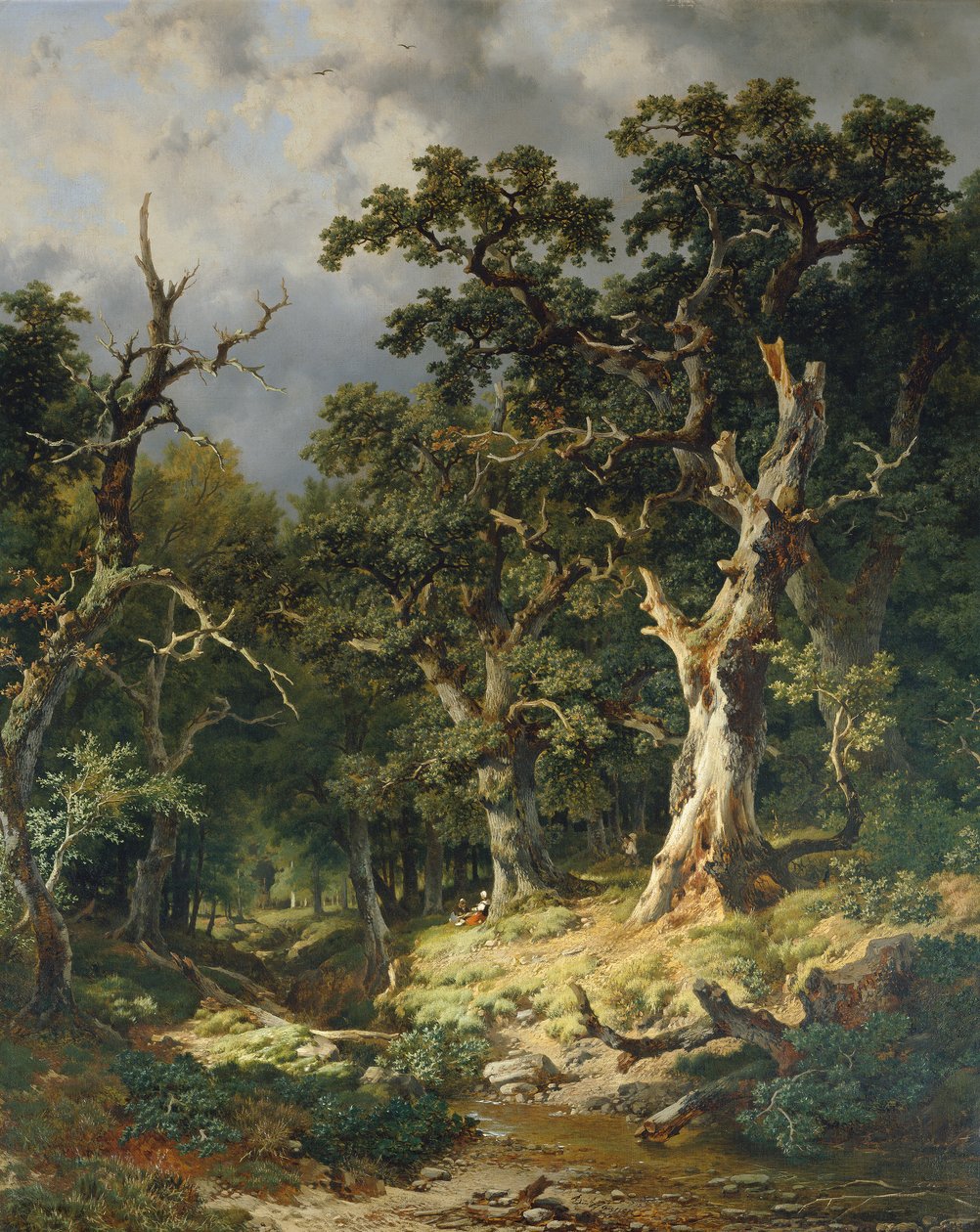 Forêt de chênes - Remigius Adrianus van Haanen