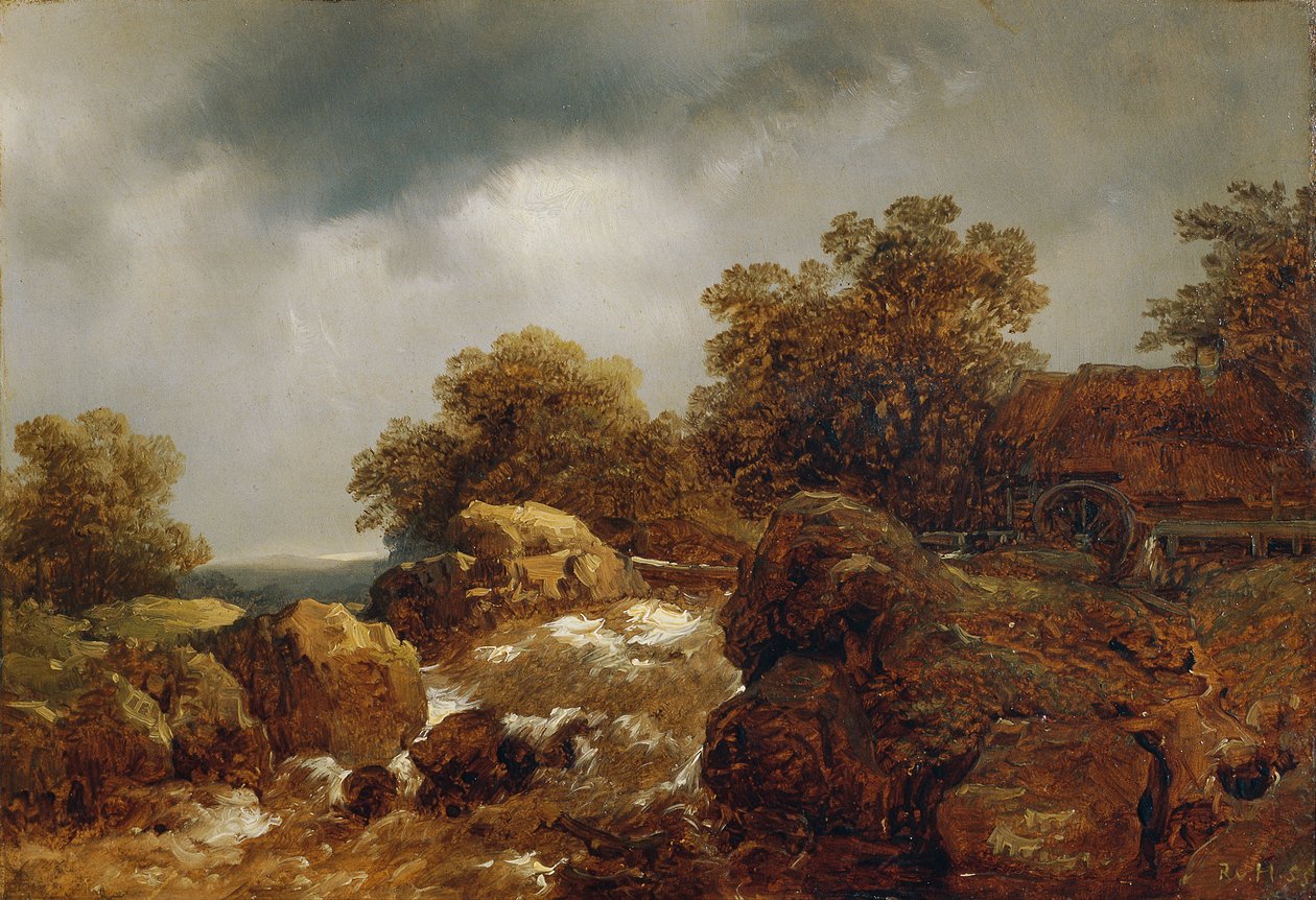 Paysage rocheux - Remigius Adrianus van Haanen