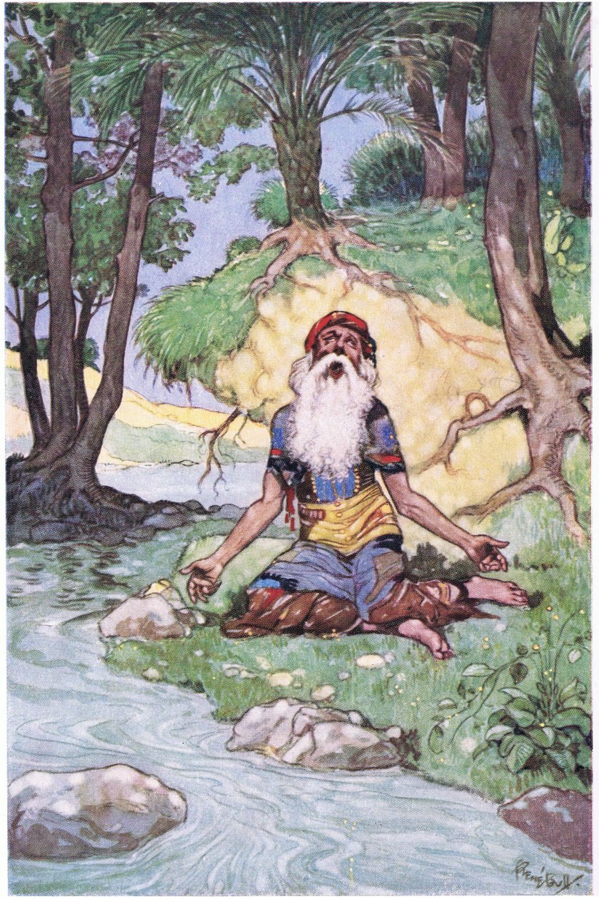 Le vieil homme de la mer - René Bull