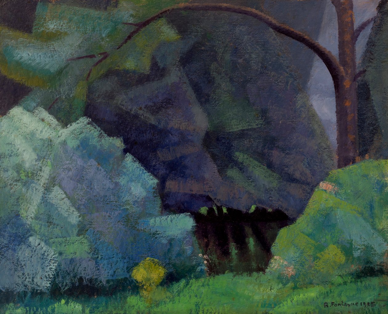 Le curé à St Père sous Vézelay - René Fontayne