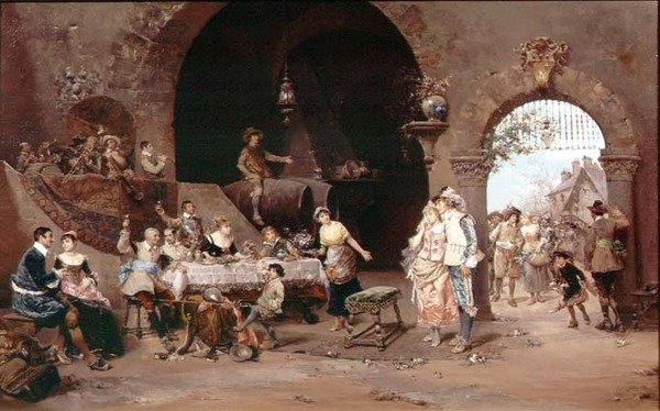 Le Festin de Mariage - Rene Ernest Etienne