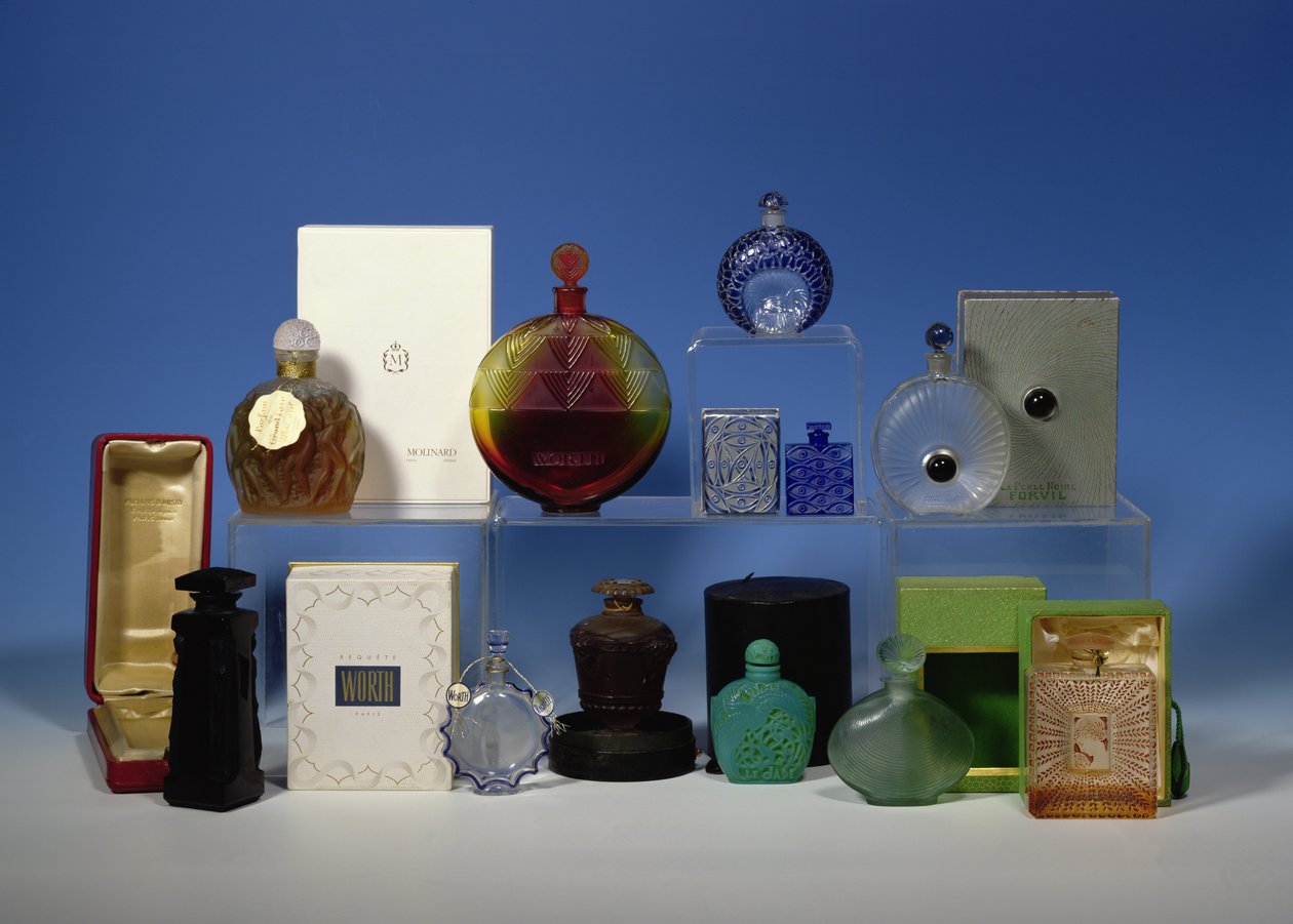 Sélection de flacons de parfum (verre) - Rene Jules Lalique