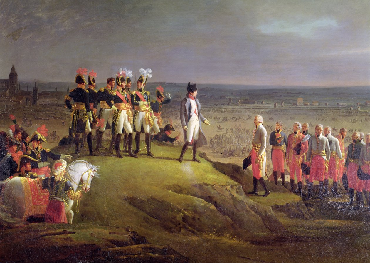 Napoléon Ier recevant le général Mack à la reddition d