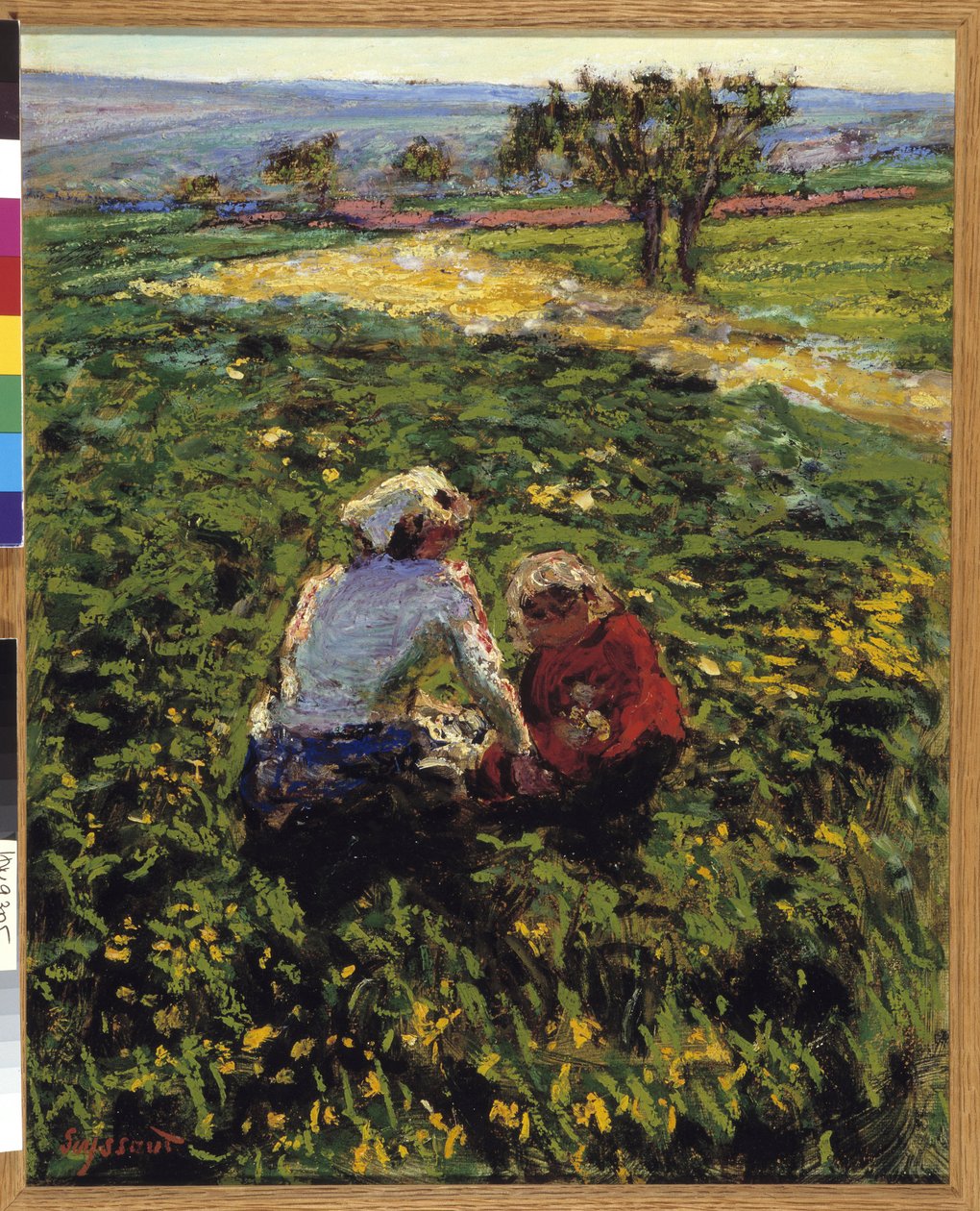 Dans la luzerne - Rene Auguste Seyssaud