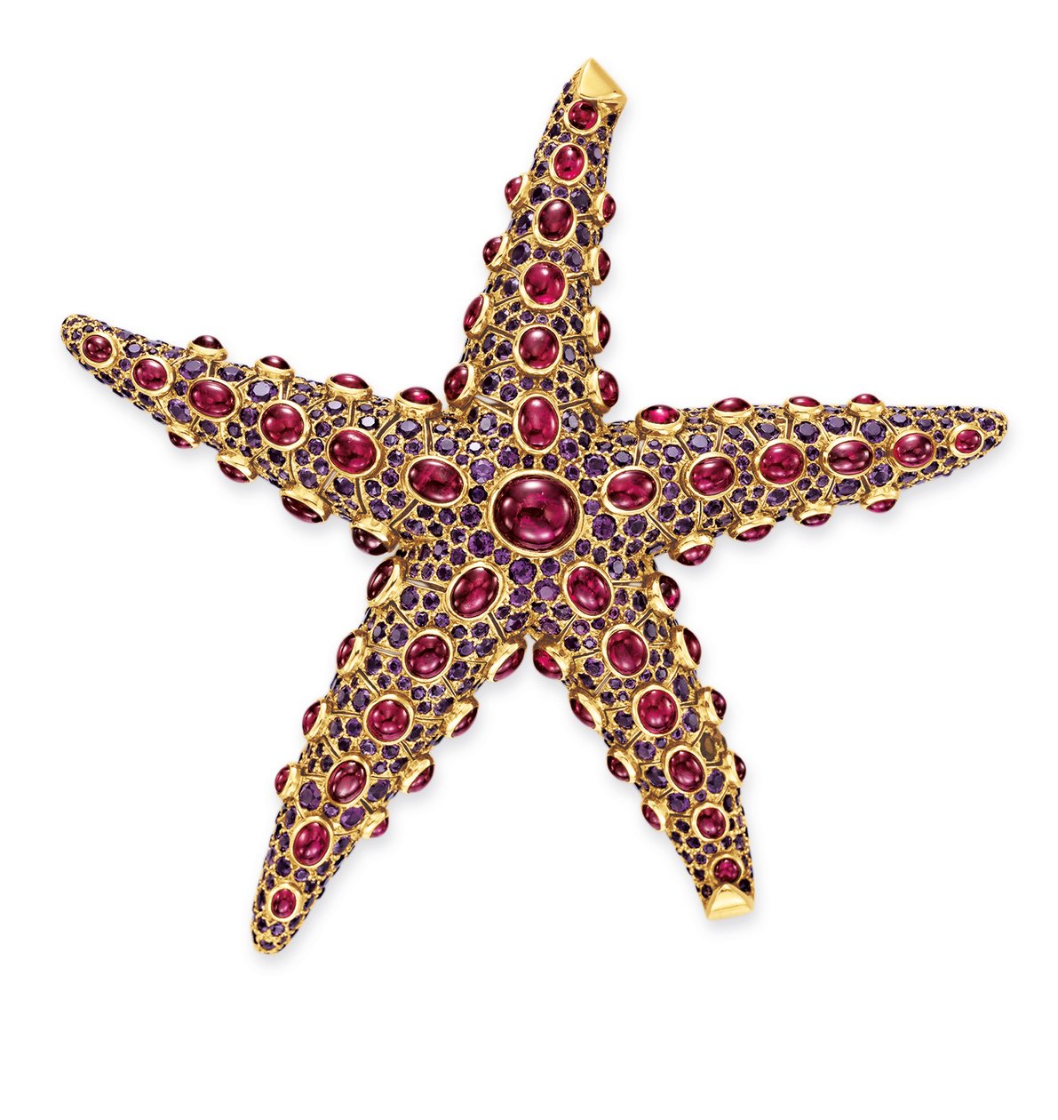 Broche étoile de mer - Rene Boivin