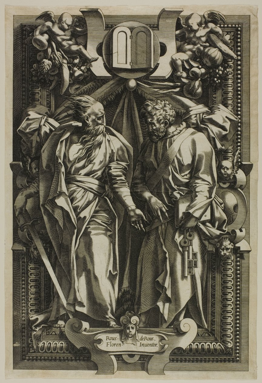 Saint Paul et Saint Pierre - Rene Boyvin