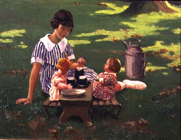 La fête du thé - Rene Choquet